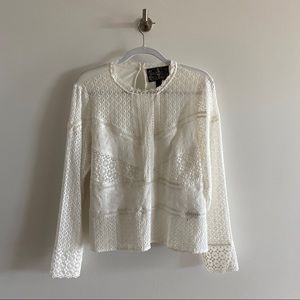 Anthropologie James Coviello Burnham Lace Blouse